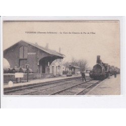 TUGERAS: la gare des chemins de fer de l'état, train - état