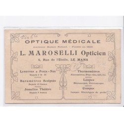 LE MANS: optique médicale Roland L. Maroselli - très bon état