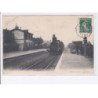 LA BOUSSAC: la gare, train - très bon état