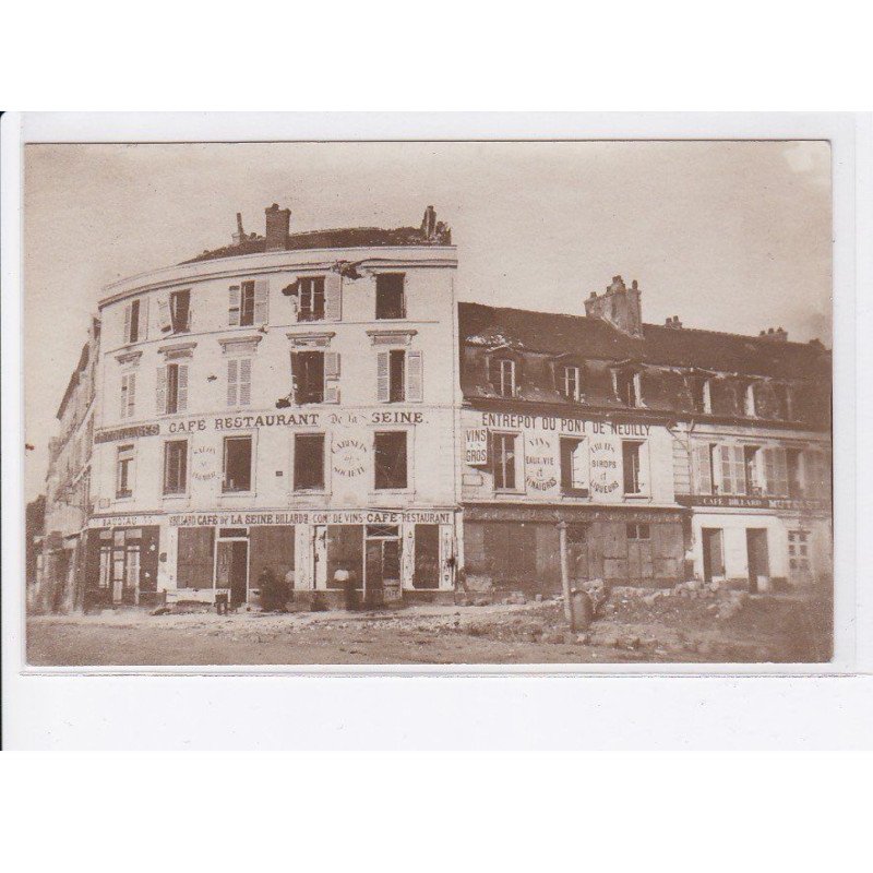 NEUILLY-sur-SEINE: café restaurant, entrepôt du pont de neuilly, billard - très bon état