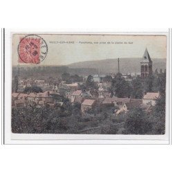 VAILLY-sur-AISNE : panorama, vue prise de la plaine du sud (toillée) - tres bon etat
