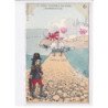 MILLE: guerre russo-japonaise, le mikado contemple son oeuvre: l'extermination de sa race - très bon état