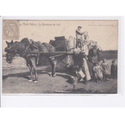 SAINTES: les petits métiers, le ramasseur de lait, attelage - état