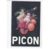PUBLICITE: picon, roche, personnages sur des oranges avec bouteille géante - très bon état