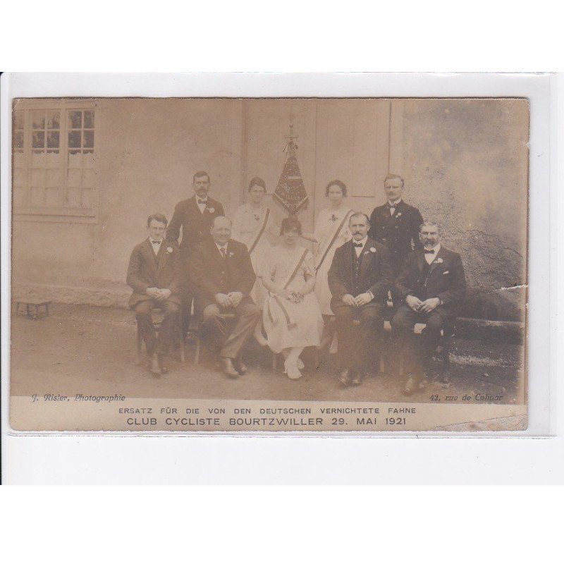 BOURTZWILLER: club cyclistes, 29 mai 1921 - état