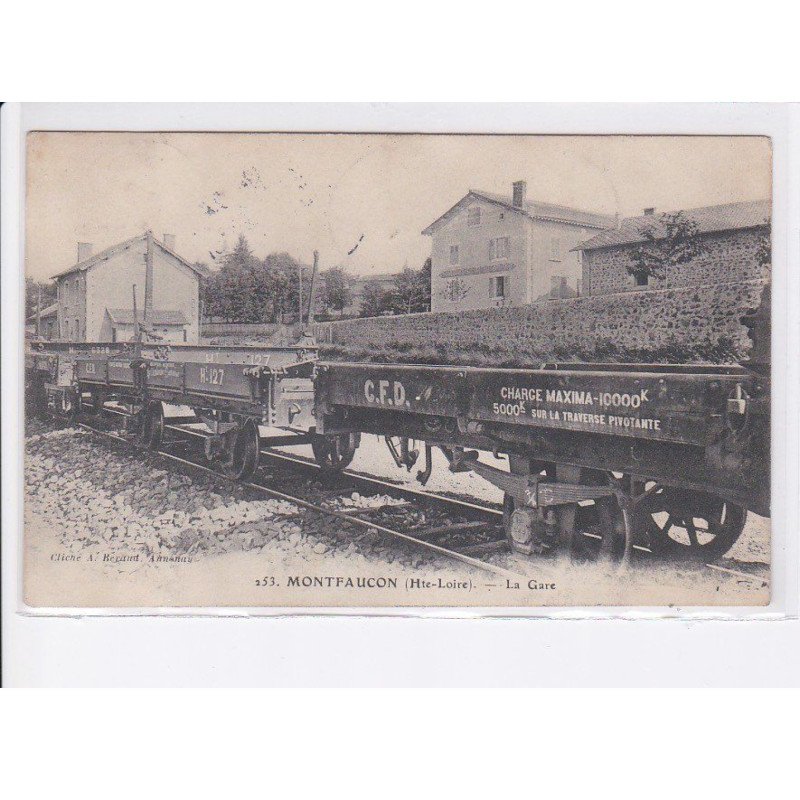 MONTFAUCON: la gare, C.F.D. - état