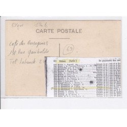 LYON: café des messageries, bar des messageries - très bon état