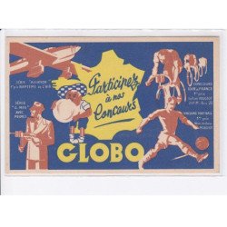 NEUILLY-sur-SEINE: publicité, chewing-gum "globo" Théodore Muller, participez à nos concours - très bon état