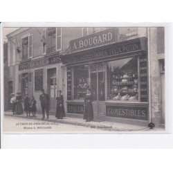 AUTHON-du-PERCHE: A. Bougard, produits alimentaires félix potin épicerie comestibles, eaux-de-vie - très bon état
