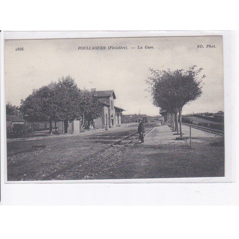POULLAOUEN: la gare, rail - très bon état