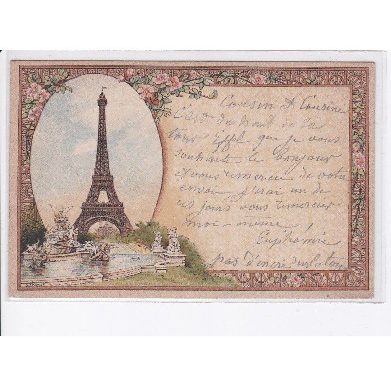PARIS: 75007, tour eiffel, fraipont - très bon état
