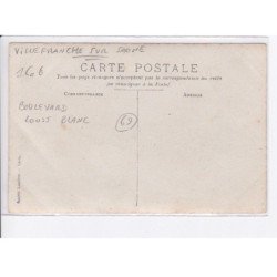 VILLEFRANCHE-sur-SAONE: boulevard louis blanc, café des tramways, café marpaut - très bon état