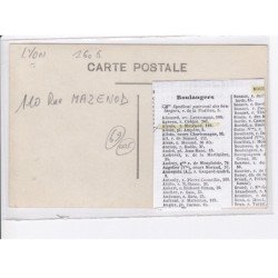LYON: 110 rue mazenod, 69005, boulangerie (pain) - très bon état