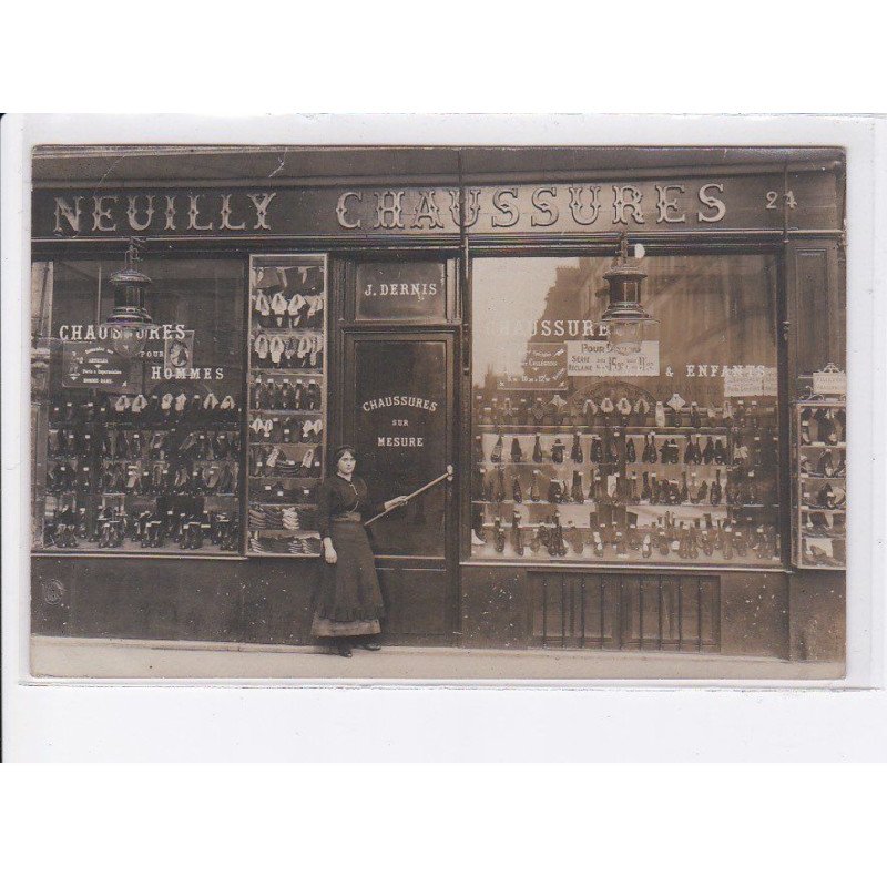 NEUILLY-sur-SEINE: chaussures sur mesure, J. Dernis - état