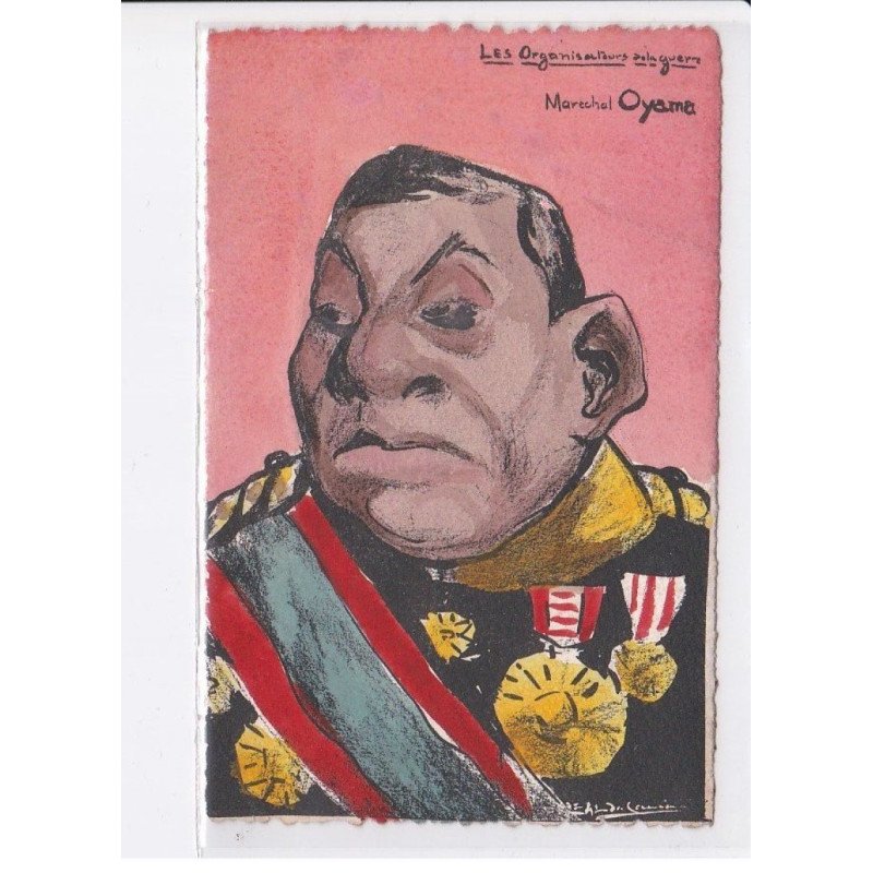 LEAL DE CAMARA: les organisateurs de la guerre guerre russo-japonaise Maréchal Oyama - très bon état