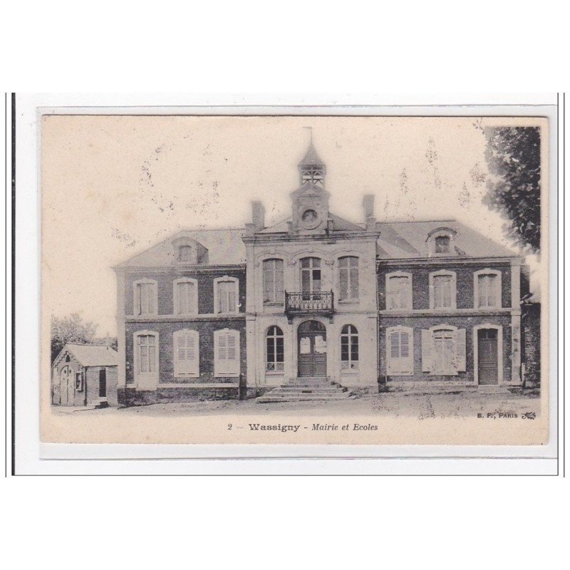 WASSIGNY : mairie et ecole - tres bon etat