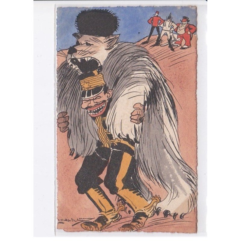 LEAL DE CAMARA: le carillon guerre russo-japonaise russie, costume de loup - très bon état
