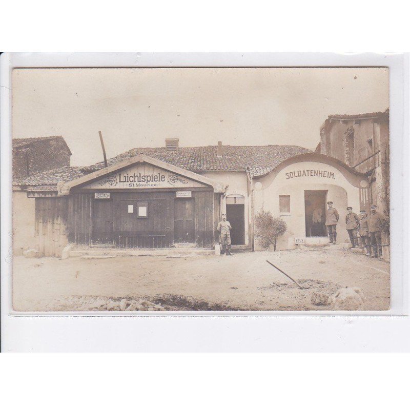 SAINT-MAURICE-SOUS-LES-COTES: jeu de lumière, cinéma? luchtspiele, soldatenheim - très bon état