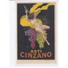 PUBLICITE:  CAPPIELLO Leonetto - asti cinzano, femme sur grappe de raisins - très bon état