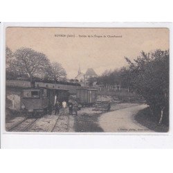ROYBON: station de la trappe de chambarand, train, gare - très bon état