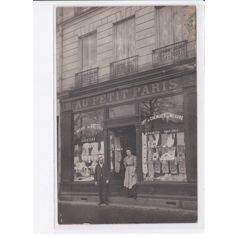 NEUILLY-sur-SEINE: maison alfred godin 167 avenue de neuilly au petit paris chemise sur mesure - très bon état