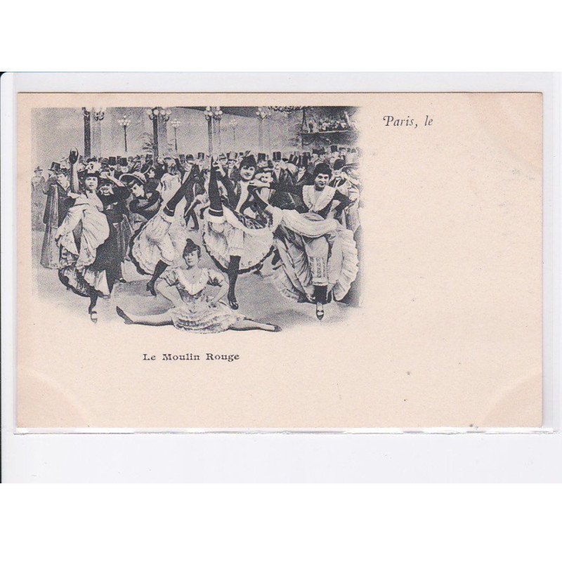 PARIS: cabaret le Moulin Rouge , 4 CPA  - très bon état