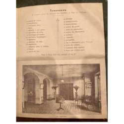 AJACCIO : carte postale dépliante - internat de jeunes filles - bon état