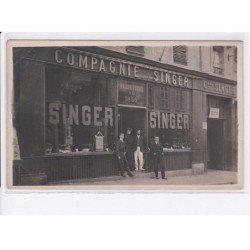 ANGERS: 24 rue lenepveu (?) compagnie singer maison fondée en 1850 - très bon état