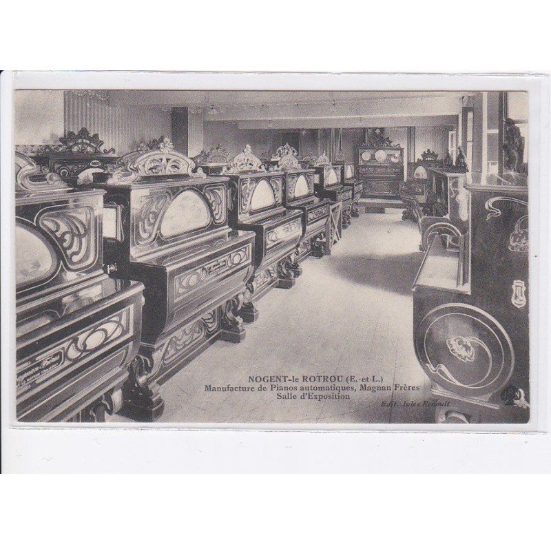 NOGENT-le-ROTROU: manufacture de pianos, magnan frères, salle d'exposition - très bon état