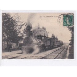 VILLEFAGNAN: la gare, train, rail - très bon état