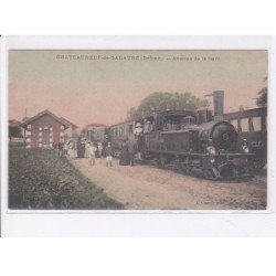 CHATEAUNEUF-de-GALAURE: avenue de la gare, train - très bon état
