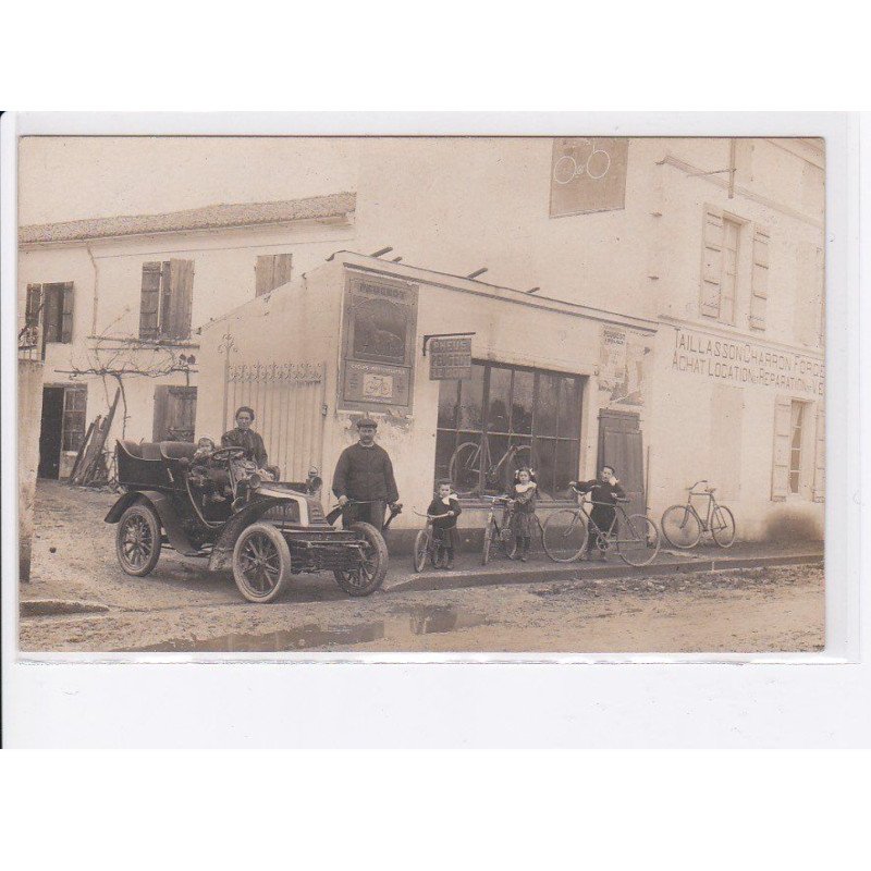 BRIZAMBOURG: garage, automobile, vélos, taillasson charron forge, peugeot - très bon état