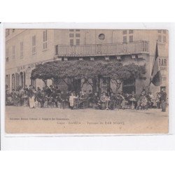 BASTIA: terrasse du bar soavi - état