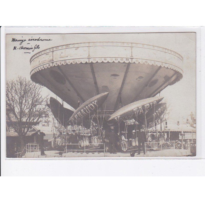 NEUILLY-sur-SEINE: manège aérodrome, gondry, M. Chemin fils (?) - très bon état