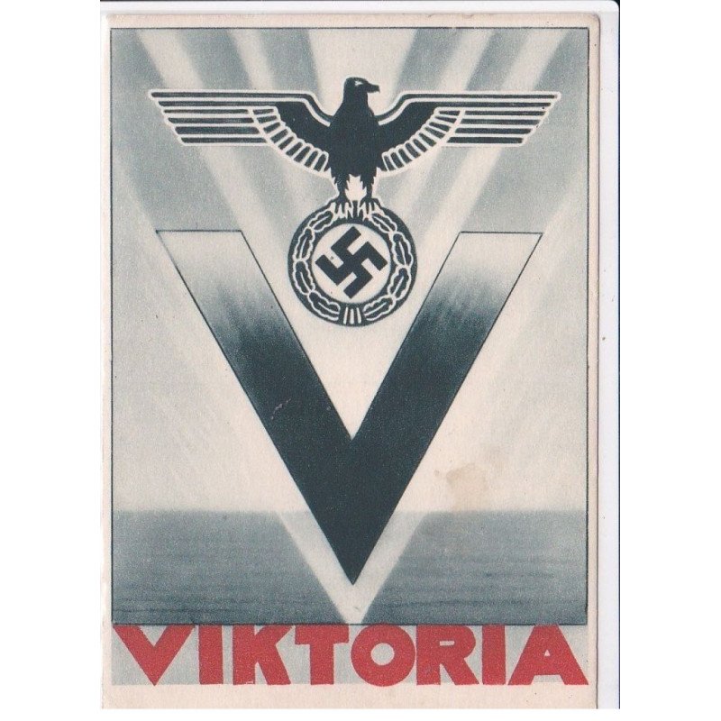 MILITAIRE: drittes reich propaganda, Viktoria croix gammé, 3e reich - très bon état