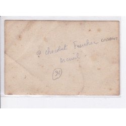 ARCUEIL: 2 photos format et papier CPA, chocolat foucher lombart - très bon état