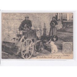 environs SAINTES:  les petits métiers on raccommode la porcelaine - état