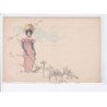 Raphael Kirchner, 10 CPA, croquet, badmington, sports - très bon état
