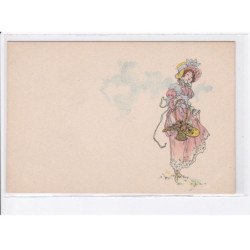 Raphael Kirchner, 10 CPA, croquet, badmington, sports - très bon état
