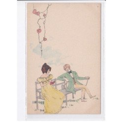 Raphael Kirchner, 10 CPA, croquet, badmington, sports - très bon état