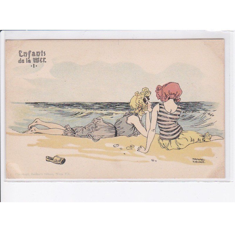 Raphael Kirchner, enfants de la mer 10 CPA - très bon état