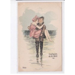 Raphael Kirchner, enfants de la mer 10 CPA - très bon état