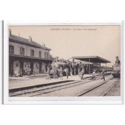 AMAGNE-LUCQUY : la gare vue intérieur (GARE) - tres bon etat