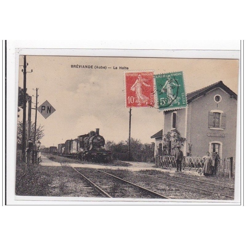BREVIANDE : la halte (GARE) - tres bon etat
