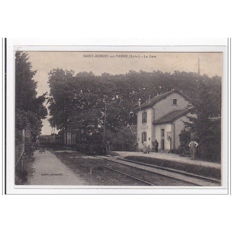 St-BENOIT-sur-VANNE : la gare (GARE) - tres bon etat