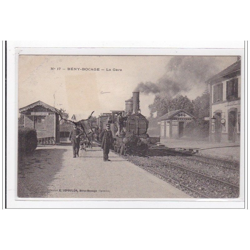 BENY-BOCAGE : la gare (GARE) - etat