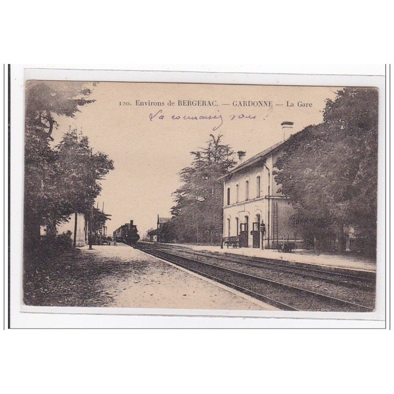 GARDONNE : la gare (GARE) - tres bon etat