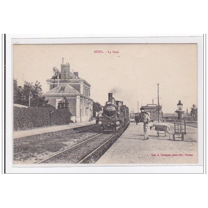BUEIL : la gare (GARE) - tres bon etat