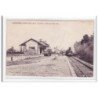CORNEVILLE-SAINT-PAUL : la gare, l'arrivée d'un train (GARE) - tres bon etat
