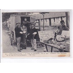 AVON: le camp du ruchard, créé en 1873, installation d'un marchand - état